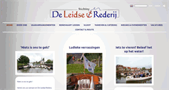 Desktop Screenshot of leidserederij.nl