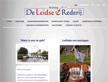 Tablet Screenshot of leidserederij.nl